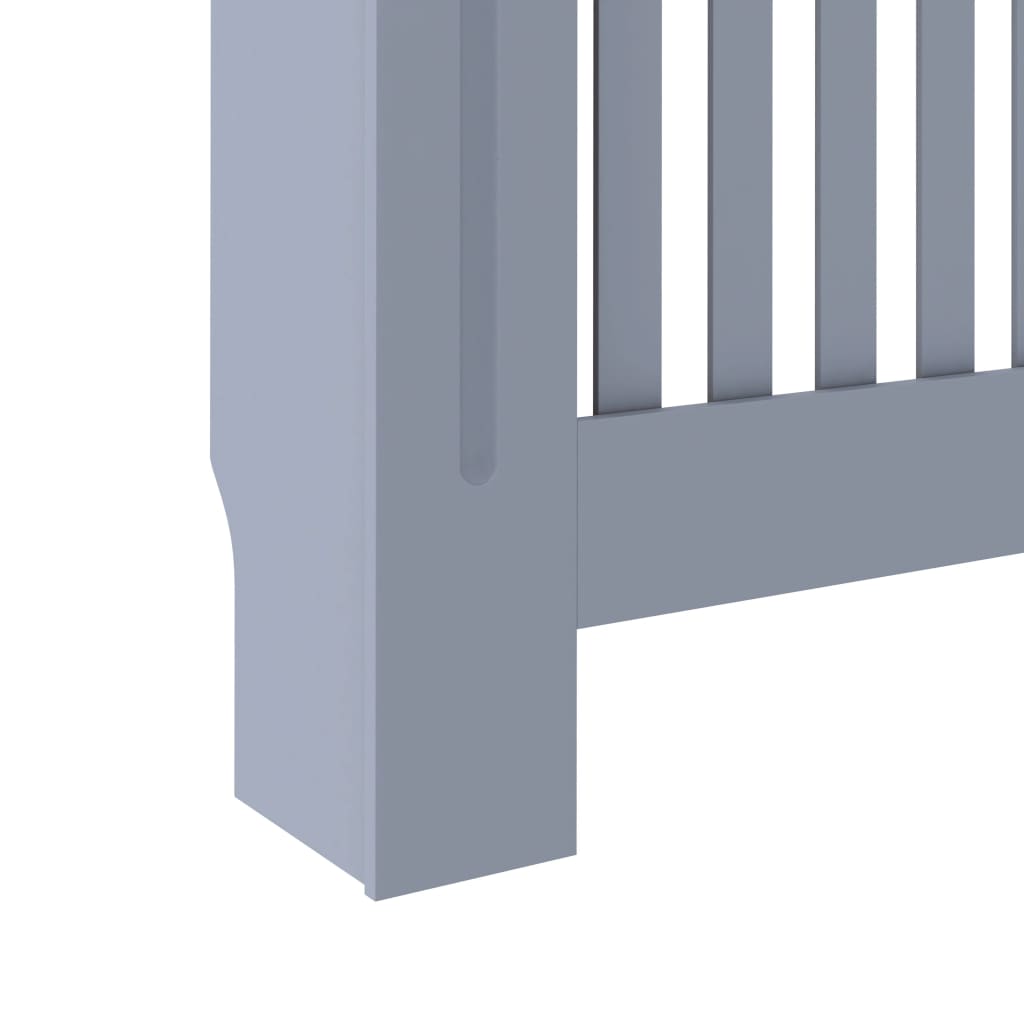 Cache-radiateur Anthracite 172x19x81 cm MDF