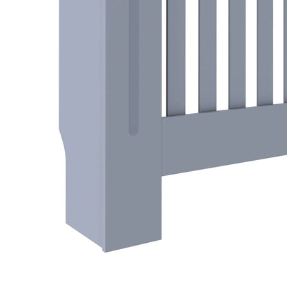 Cache-radiateur Anthracite 172x19x81 cm MDF