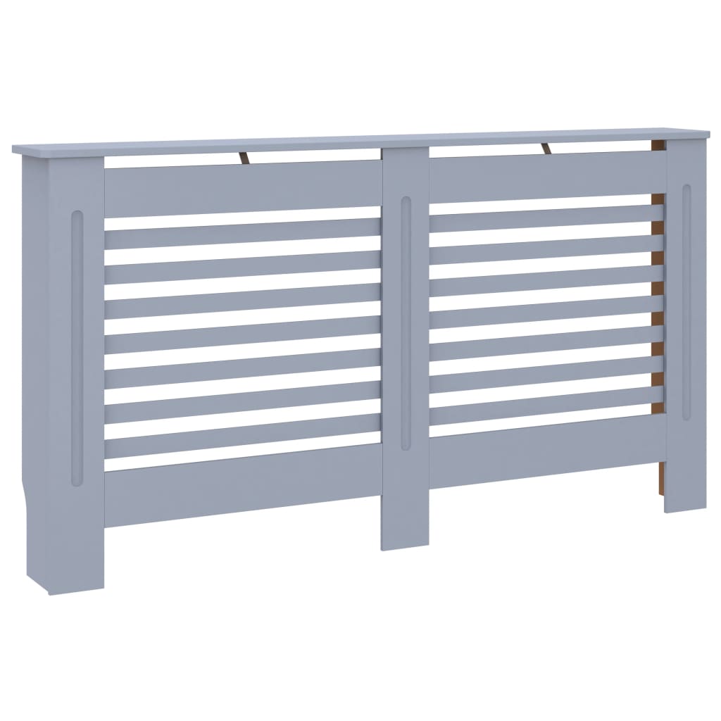 Cache-radiateur Anthracite 152x19x81 cm MDF