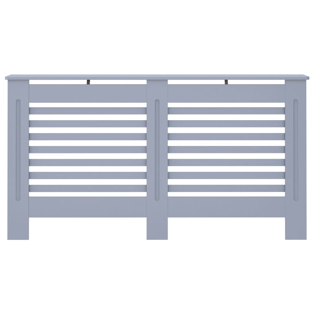 Cache-radiateur Anthracite 152x19x81 cm MDF