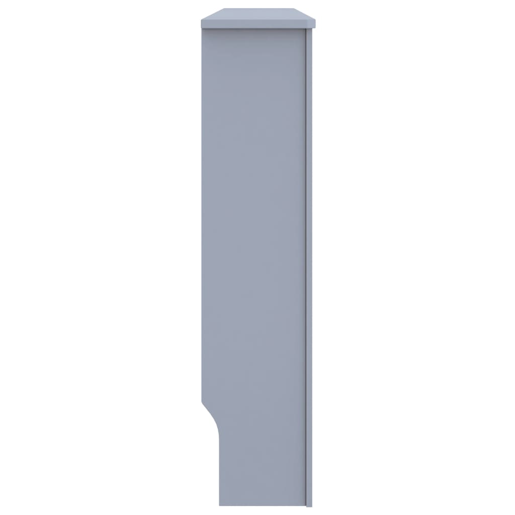 Cache-radiateur Anthracite 152x19x81 cm MDF