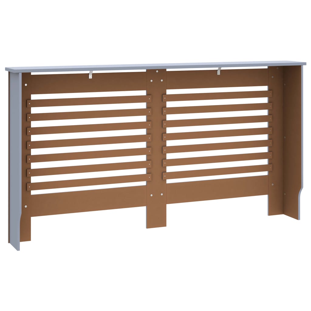 Cache-radiateur Anthracite 152x19x81 cm MDF