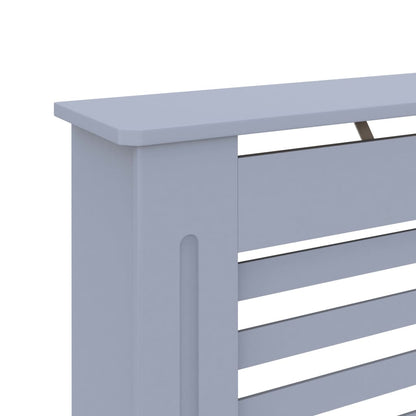Cache-radiateur Anthracite 152x19x81 cm MDF