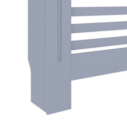Cache-radiateur Anthracite 152x19x81 cm MDF