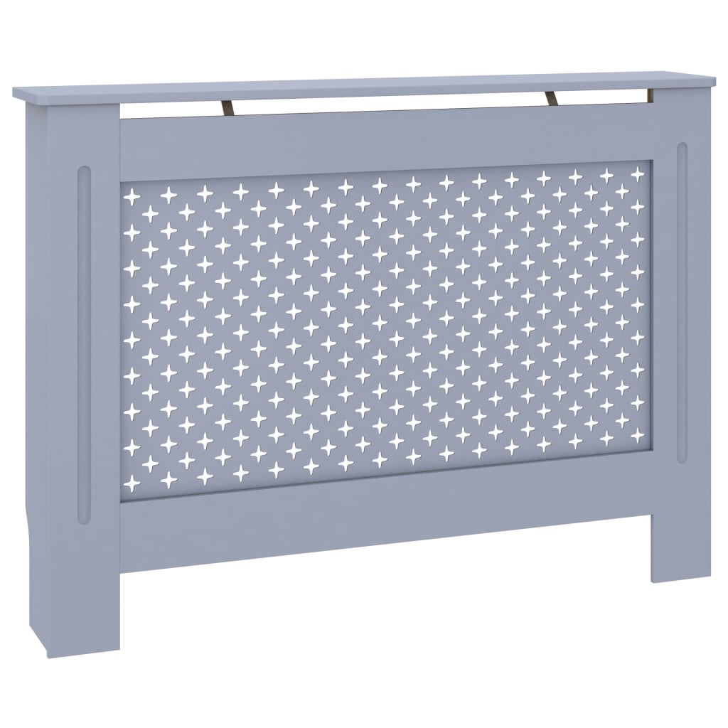 Anthracite Radiator Cache 112x19x81 cm MDF