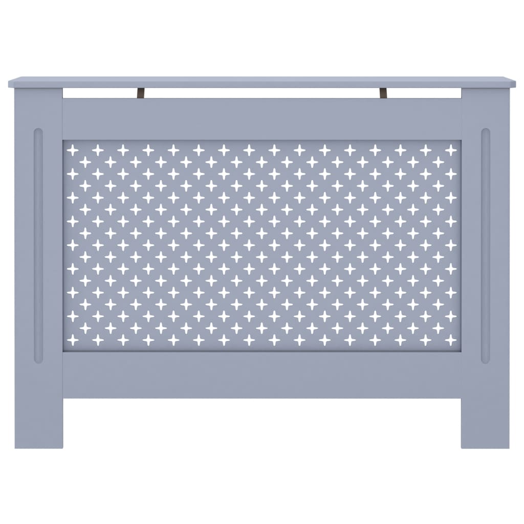 Anthracite Radiator Cache 112x19x81 cm MDF