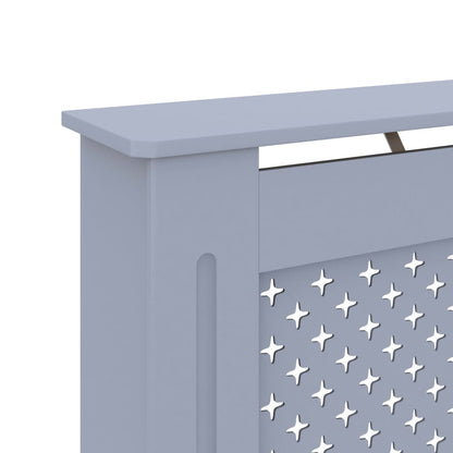 Anthracite Radiator Cache 112x19x81 cm MDF