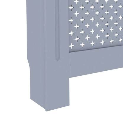 Anthracite Radiator Cache 112x19x81 cm MDF