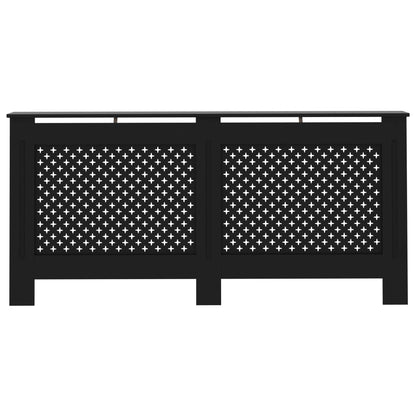 Black Radiator cover 172x19x81 cm MDF