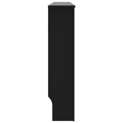 Black Radiator cover 172x19x81 cm MDF