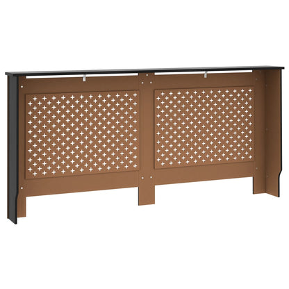 Black Radiator cover 172x19x81 cm MDF