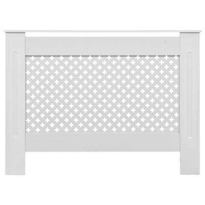 Cache-radiateurs 2 pcs Blanc 112x19x81,5 cm MDF