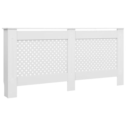 Radiator cache 2 pcs white 152x19x81.5 cm MDF
