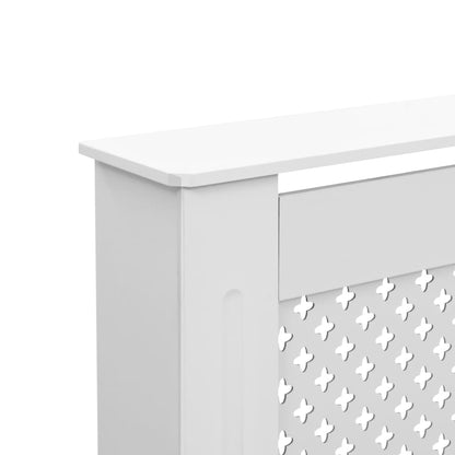 Radiator cache 2 pcs white 152x19x81.5 cm MDF
