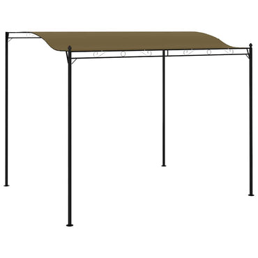 3x2.4 m taupe parasol awning 180 g/m²