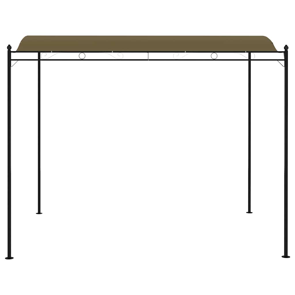 3x2.4 m taupe parasol awning 180 g/m²