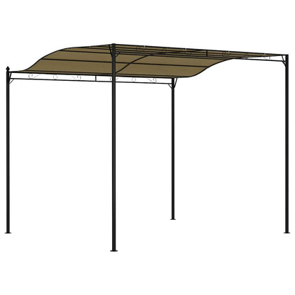 3x2.4 m taupe parasol awning 180 g/m²