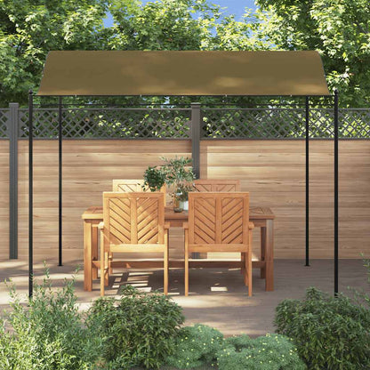 3x2.4 m taupe parasol awning 180 g/m²