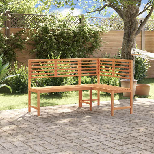 Panca ad angolo da giardino da 140 cm in legno massiccio di acacia