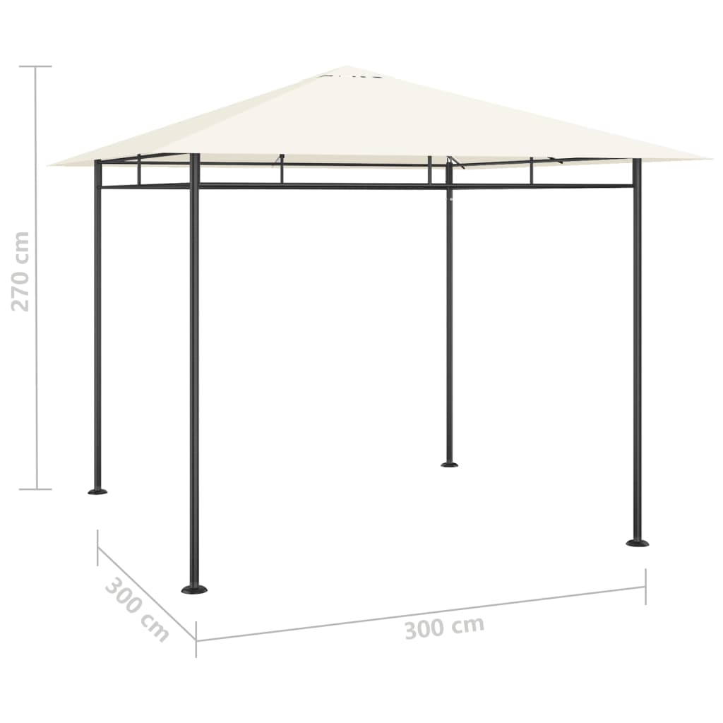 3x3x2.7 m in cream 180 g/m²