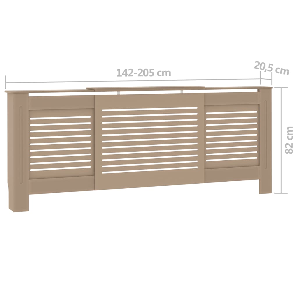 Cache-radiateur MDF 205 cm
