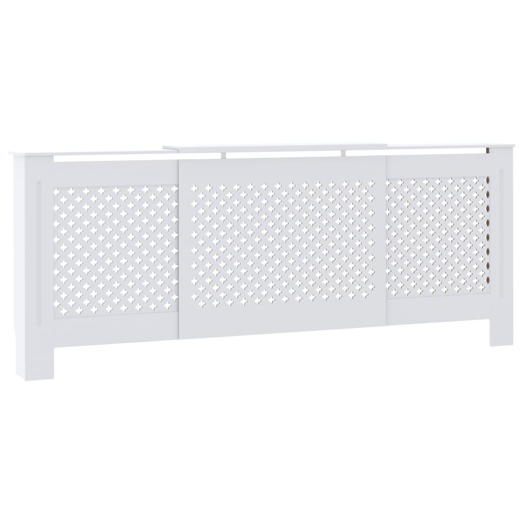 Cache-radiateur MDF Blanc 205 cm