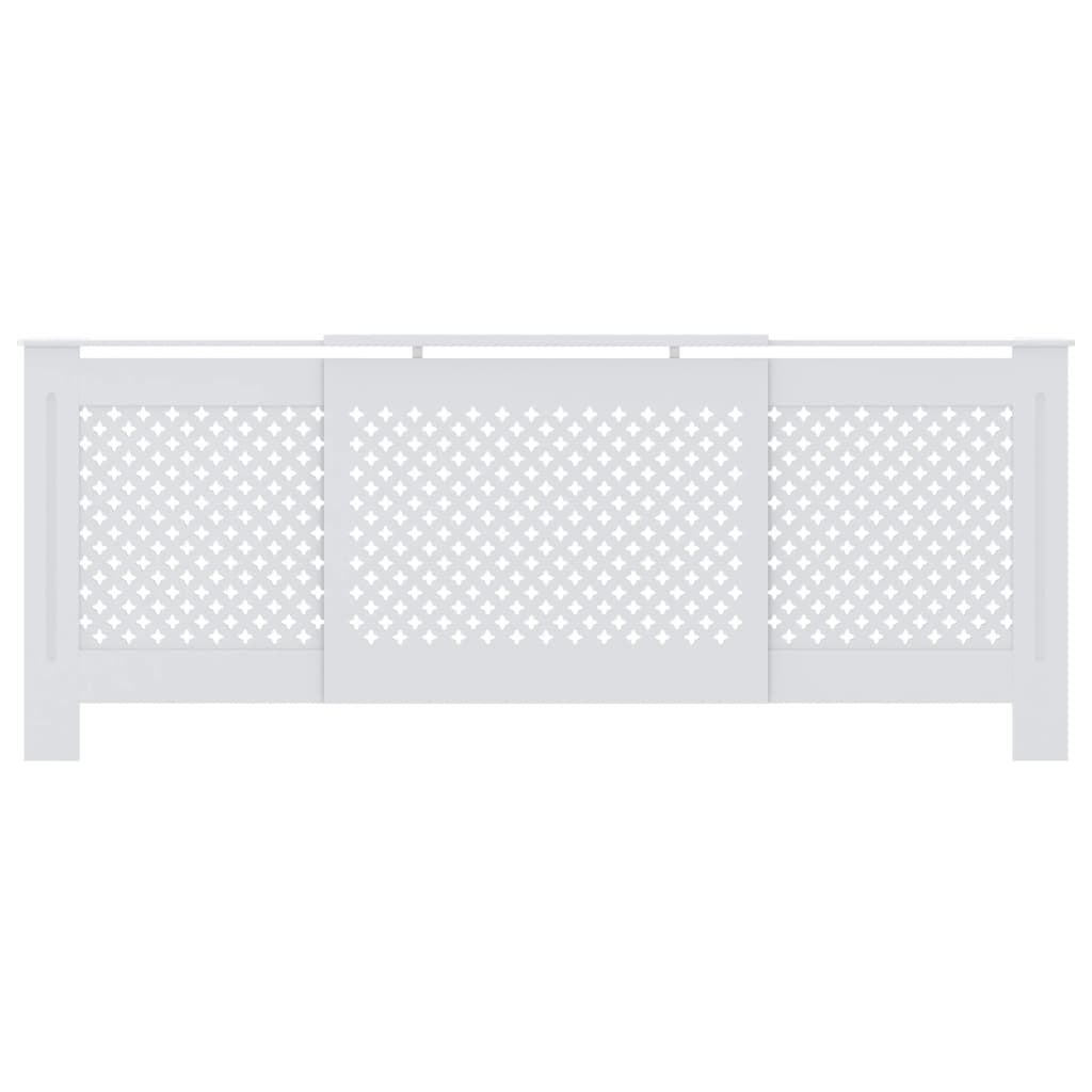 Cache-radiateur MDF Blanc 205 cm