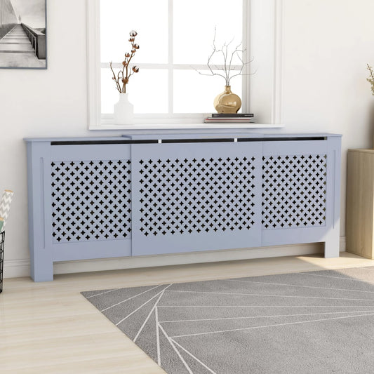 Cache-radiateur MDF Gris 205 cm