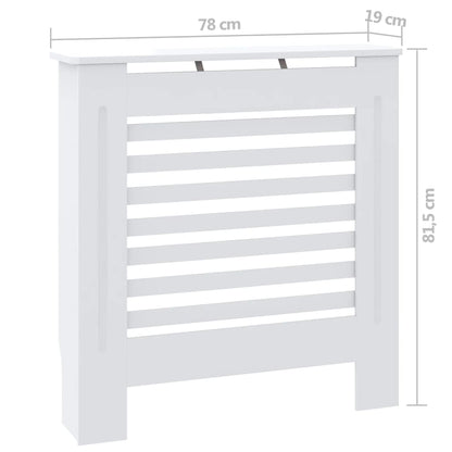 Cache-radiateur MDF Blanc 78 cm