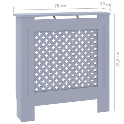 Cache-radiateur MDF Gris 78 cm