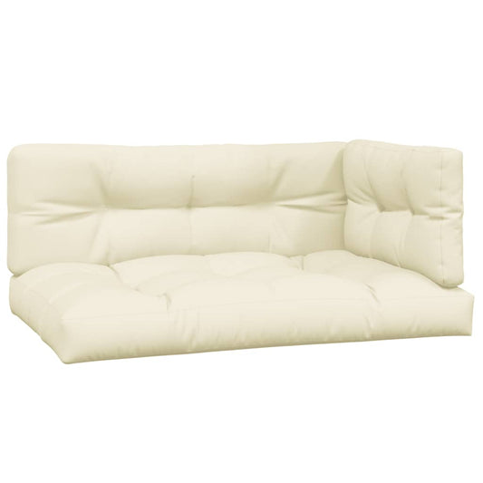 Espace lecture matelas de sol et coussins crème tissu