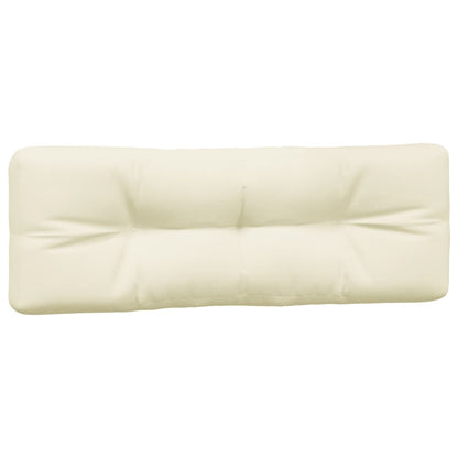 Espace lecture matelas de sol et coussins crème tissu