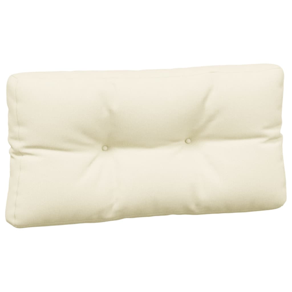 Espace lecture matelas de sol et coussins crème tissu