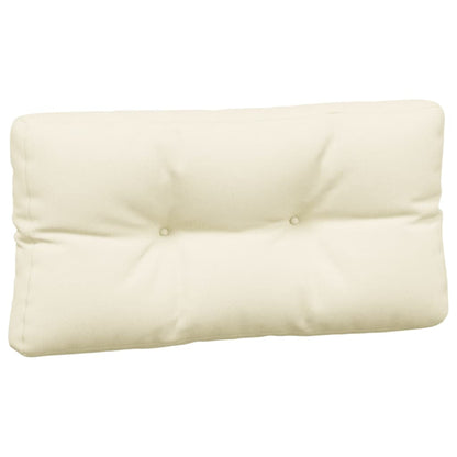 Espace lecture matelas de sol et coussins crème tissu