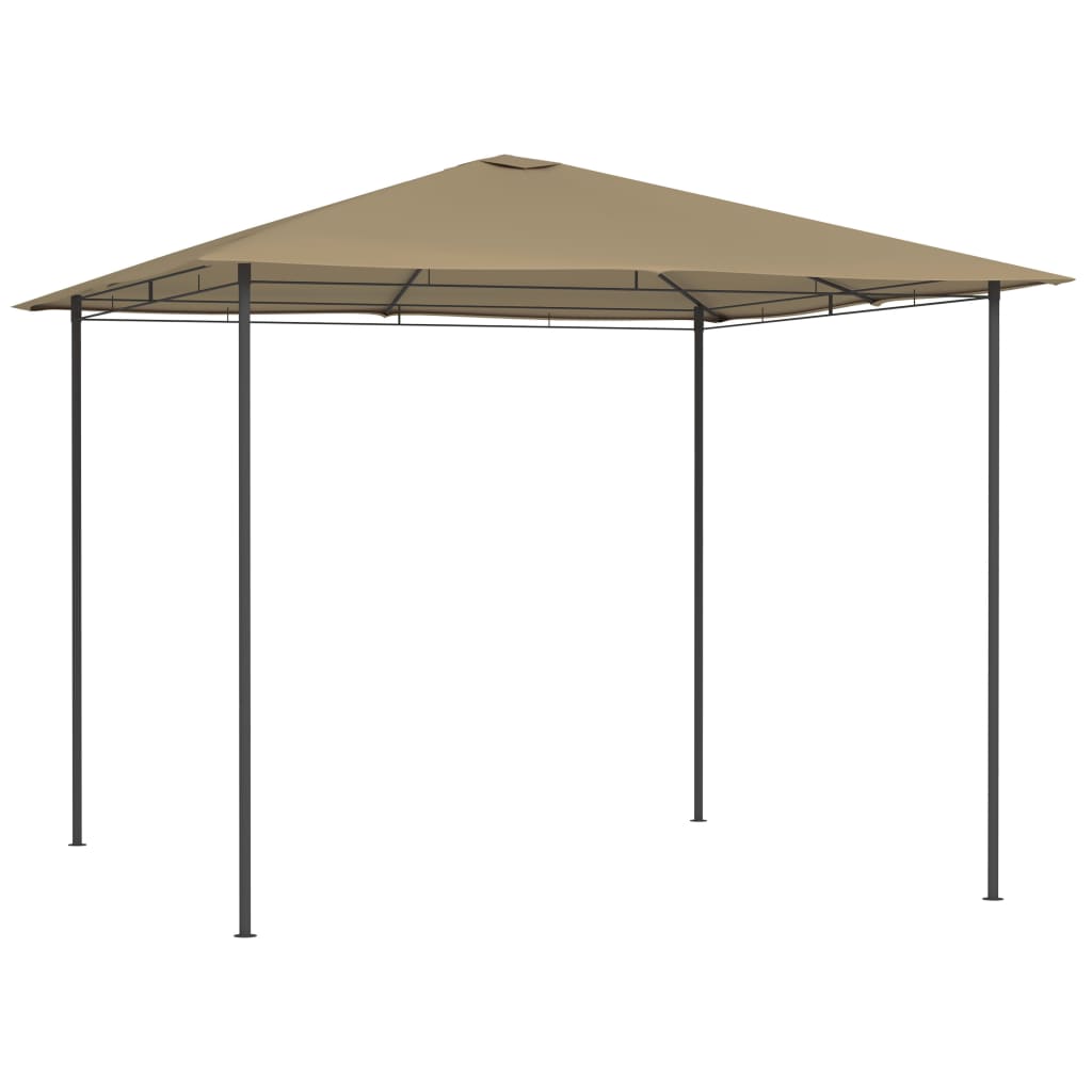 3x3x2.6 m taupe belvedere 160 g/m²