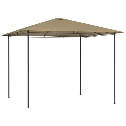 3x3x2.6 m taupe belvedere 160 g/m²