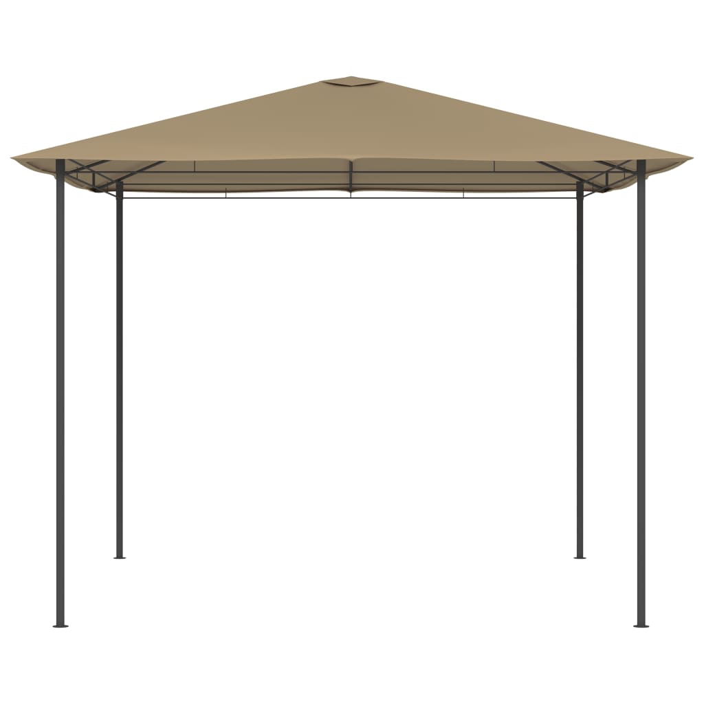 3x3x2.6 m taupe belvedere 160 g/m²