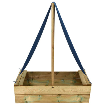 Sandbox con tetto 80x60x97,5 cm in legno di pino impregnato