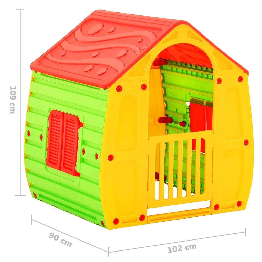 Casa per bambini 102x90x109 cm Playhouse