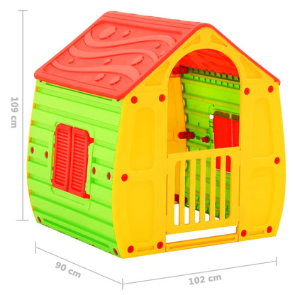 Casa per bambini 102x90x109 cm Playhouse