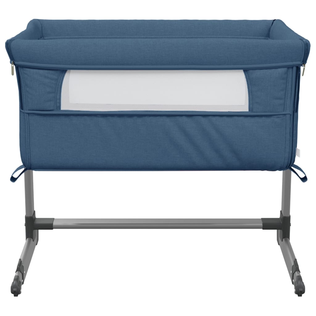 Lit pour bébé avec matelas Bleu marine Berceau cododo