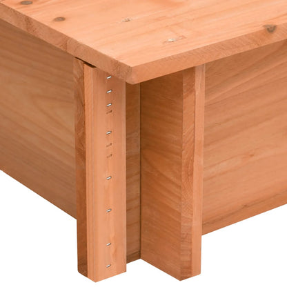 Sandbox with wooden wood roof 112x112x112 cm