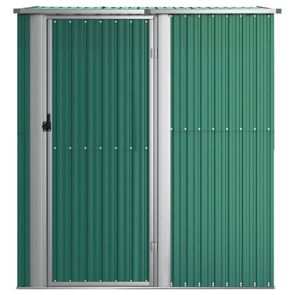 Green Garden Shed 180.5x97x209.5 cm de aço galvanizado
