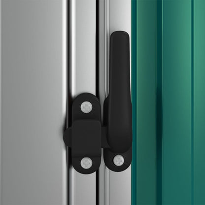 Green Garden Shed 180.5x97x209.5 cm de aço galvanizado