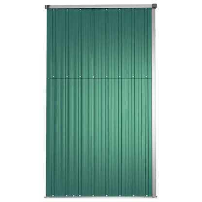 Abri à outils de jardin Vert 225x89x161 cm Acier galvanisé