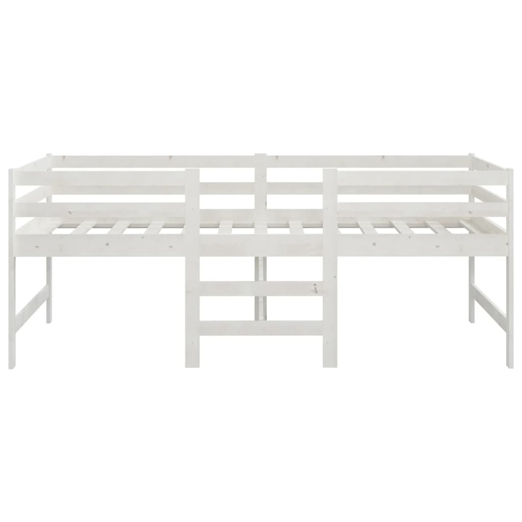Mittlerer Bett, massives Mezzanin 90x200 cm