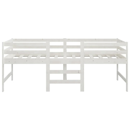 Mittlerer Bett, massives Mezzanin 90x200 cm