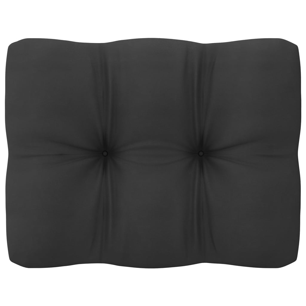 4 pcs garden furniture with solid pine wood cushions