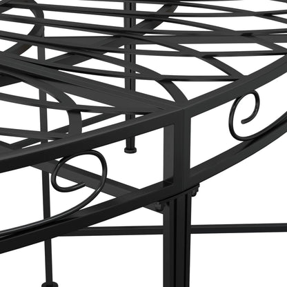 Panca circolare Ø160 cm acciaio nero Ø160 cm