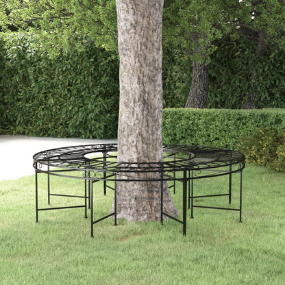 Panca circolare Ø160 cm acciaio nero Ø160 cm